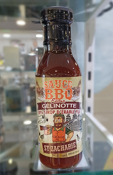 Sauce BBQ édition Gélinotte 350 ml, St-Zacharie