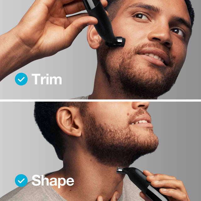 Ensemble de tondeuse hybride pour barbe et visage, pour hommes, Braun Series XT3