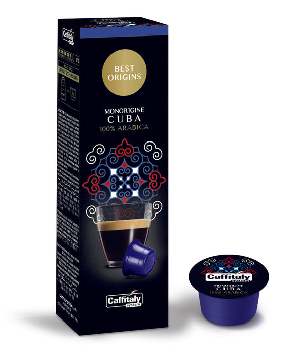 Capsules de café Espresso Cuba, Caffitaly (boîte de 10)
