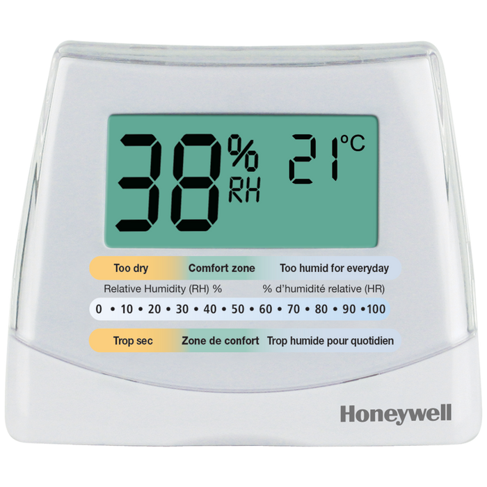 Hygromètre numérique, pour humidité et température, blanc, Honeywell