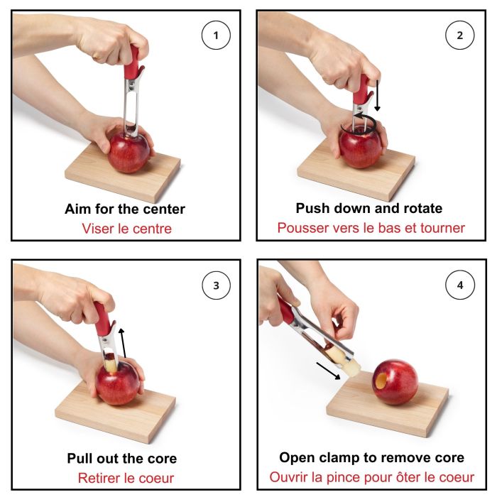 Vide-pomme à levier, Starfrit