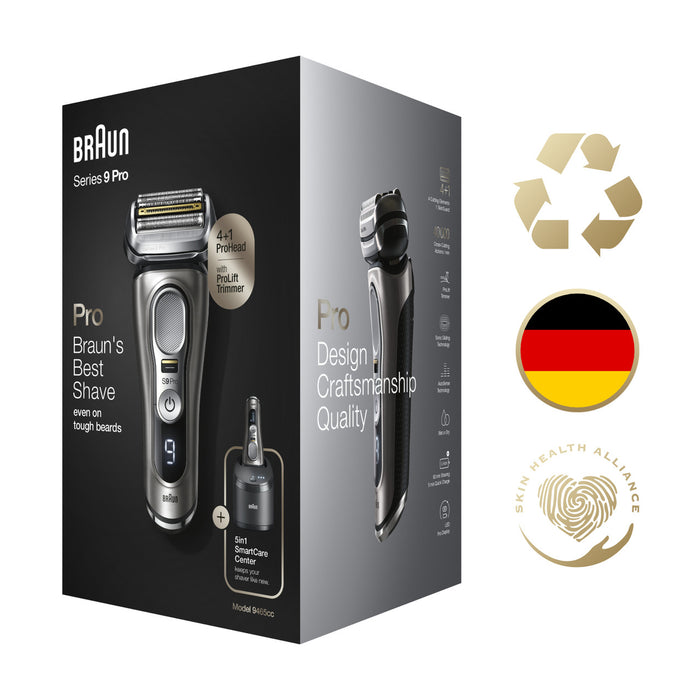 Rasoir rechargeable pour homme, sec et humide, Braun Series 9 9476CC