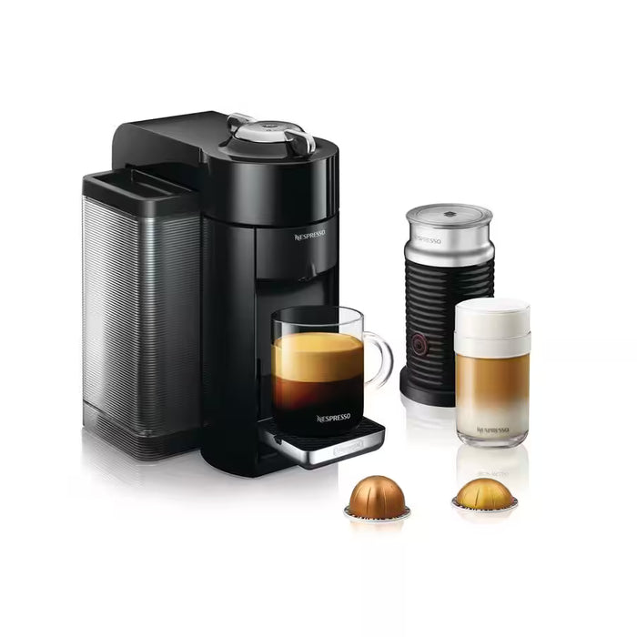 Machine à café Nespresso Vertuo avec Aéroccino, noir, Delonghi