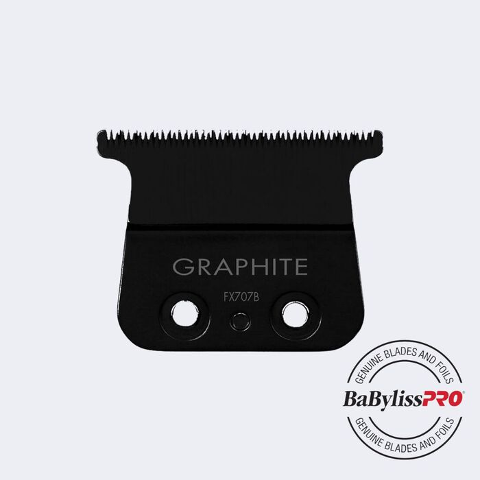 Lame de remplacement noir graphite, dent fine, Babyliss PRO T-Blade