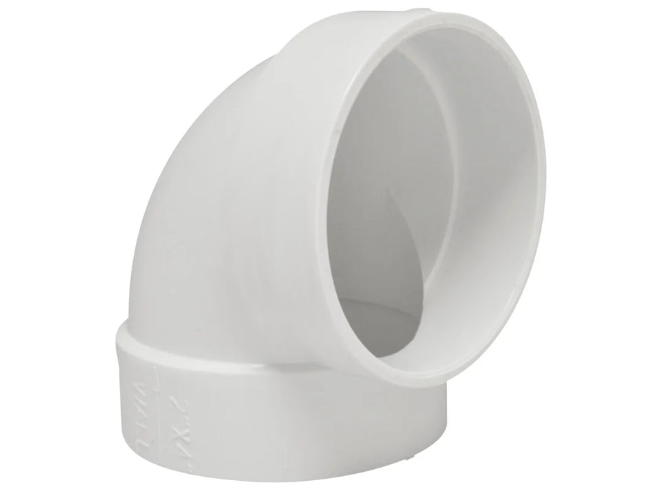 Coude de porte, 90° court, 2x4 seulement (PVC)