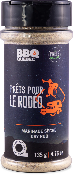 Épices BBQ 135 gr, Prêts pour le Rodéo, BBQ Québec