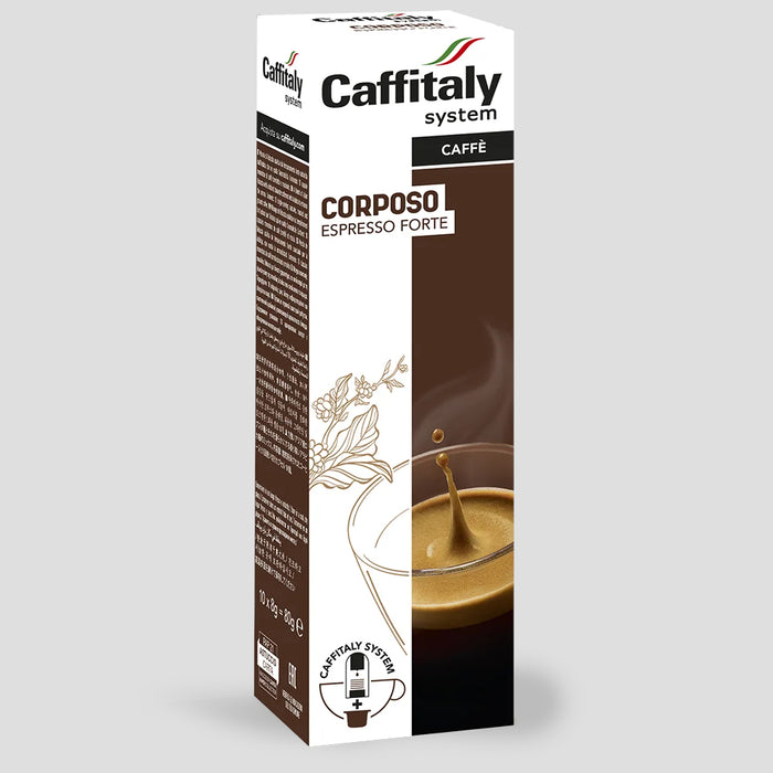 Capsules de café Espresso Corposo, Caffitaly (boîte de 10)