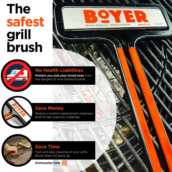 Brosse à BBQ "Brosse Boyer"