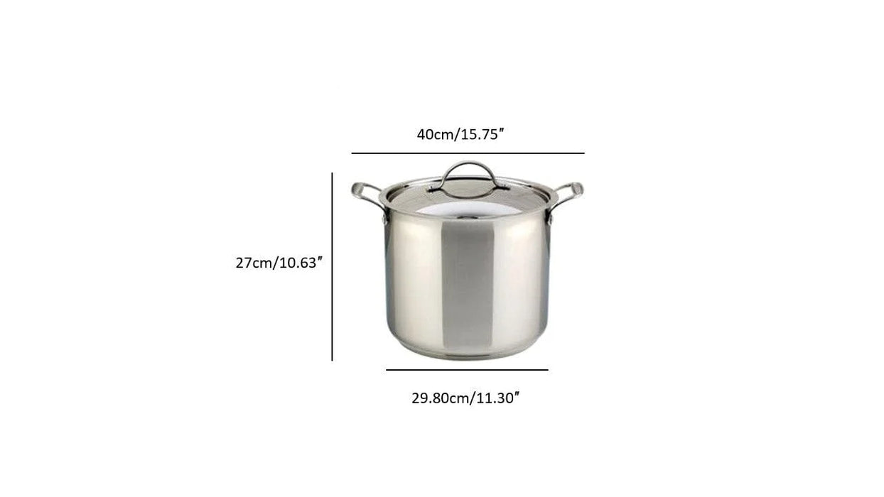 Marmite en acier inoxydable avec couvercle, 14 litres, Confederation, Meyer
