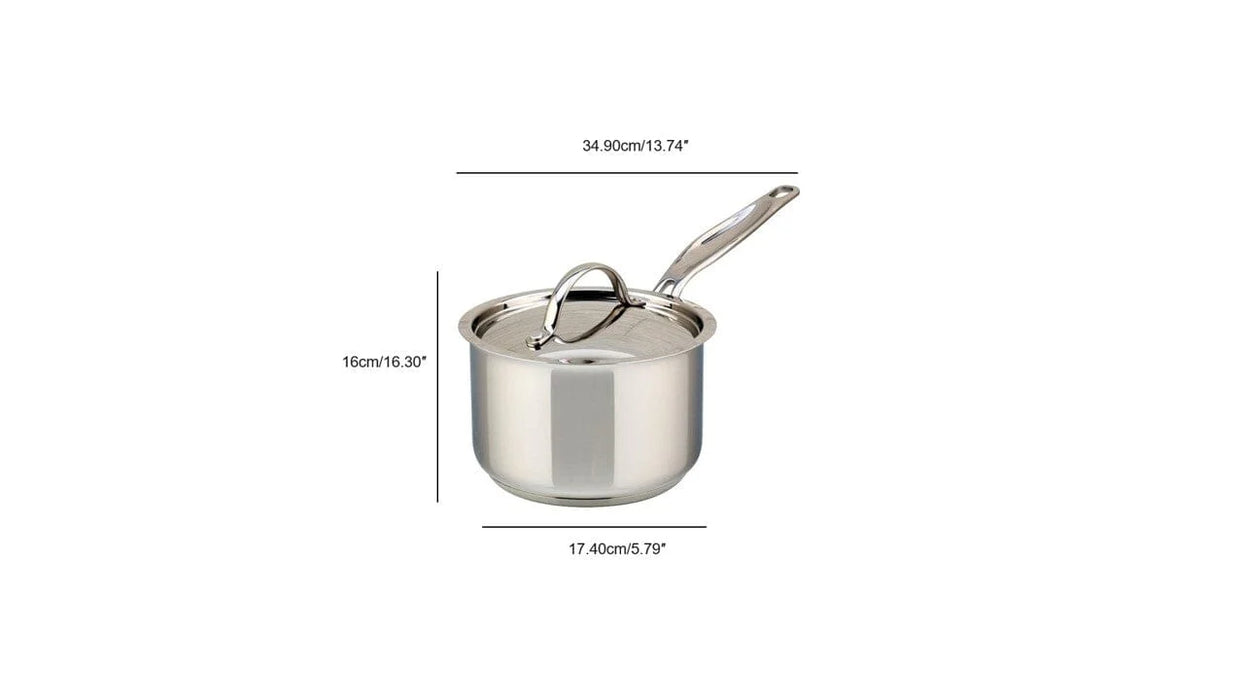 Casserole en acier inoxydable avec couvercle, 2 litres, Confederation, Meyer