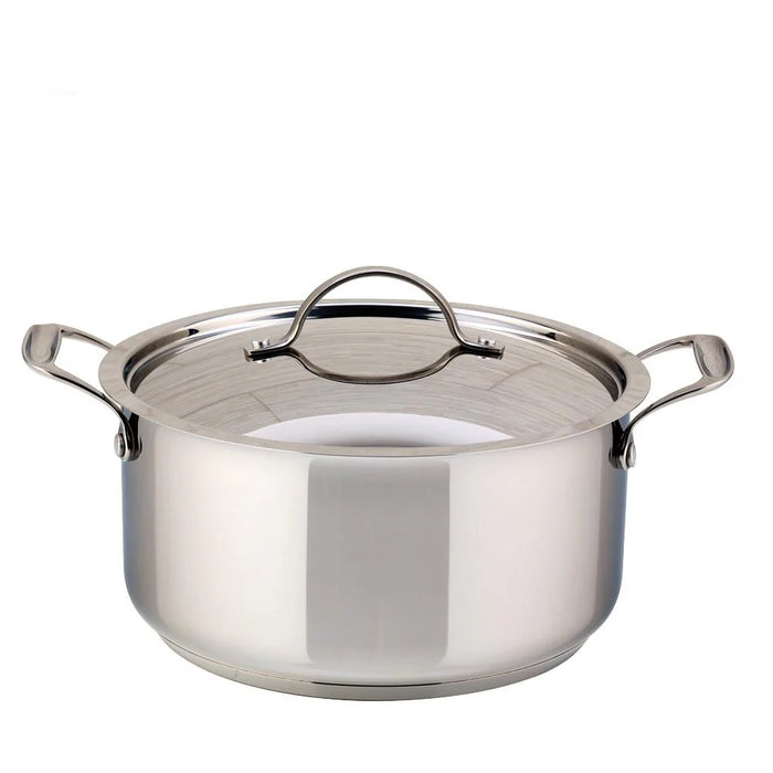 Cocotte en acier inoxydable avec couvercle, 5 litres, Confederation, Meyer