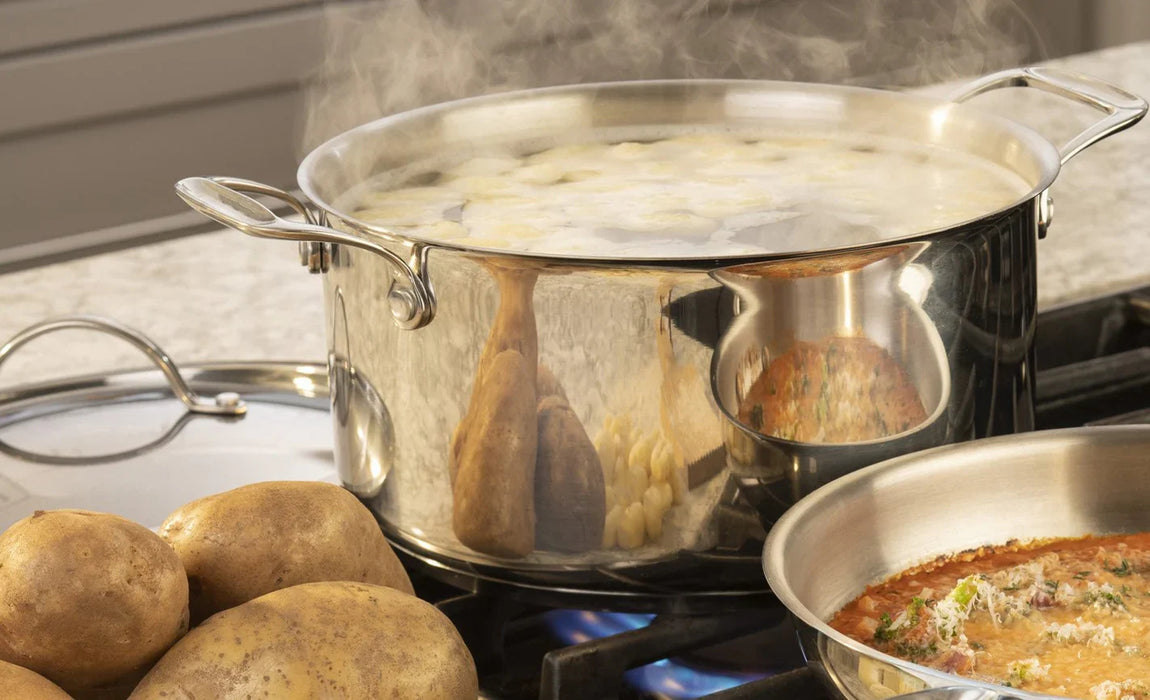 Cocotte en acier inoxydable avec couvercle, 5 litres, Confederation, Meyer