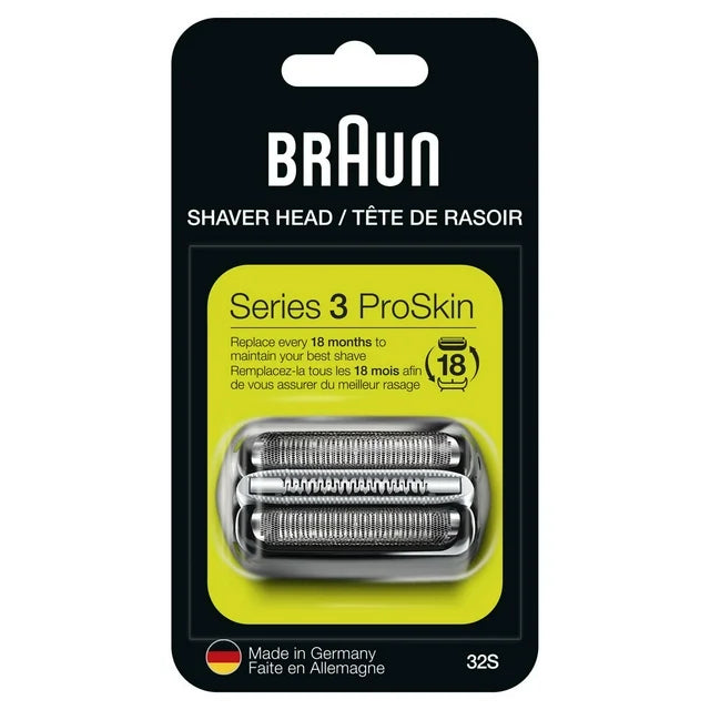 Grille et lames de remplacement, Braun Series 3