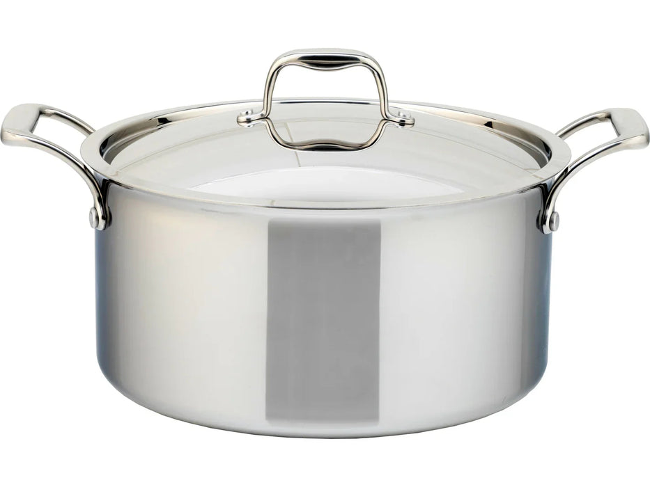 Cocotte en acier inoxydable, 3 plies avec couvercle, 9 litres, SuperSteel, Meyer