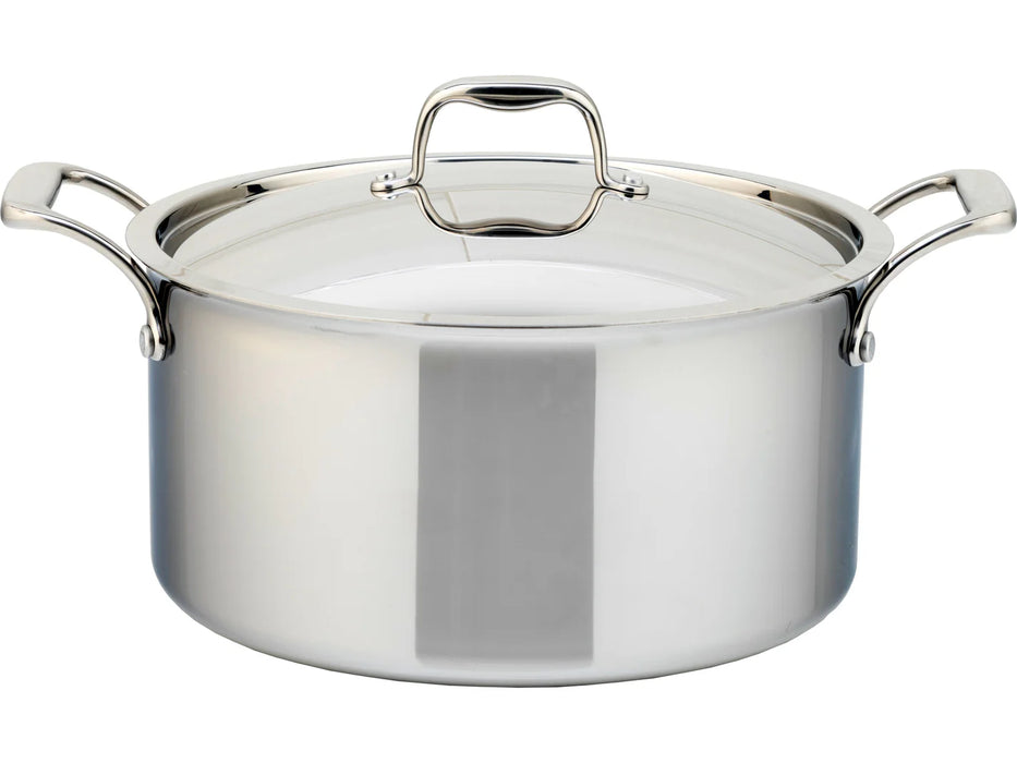 Cocotte en acier inoxydable, 3 plies avec couvercle, 9 litres, SuperSteel, Meyer