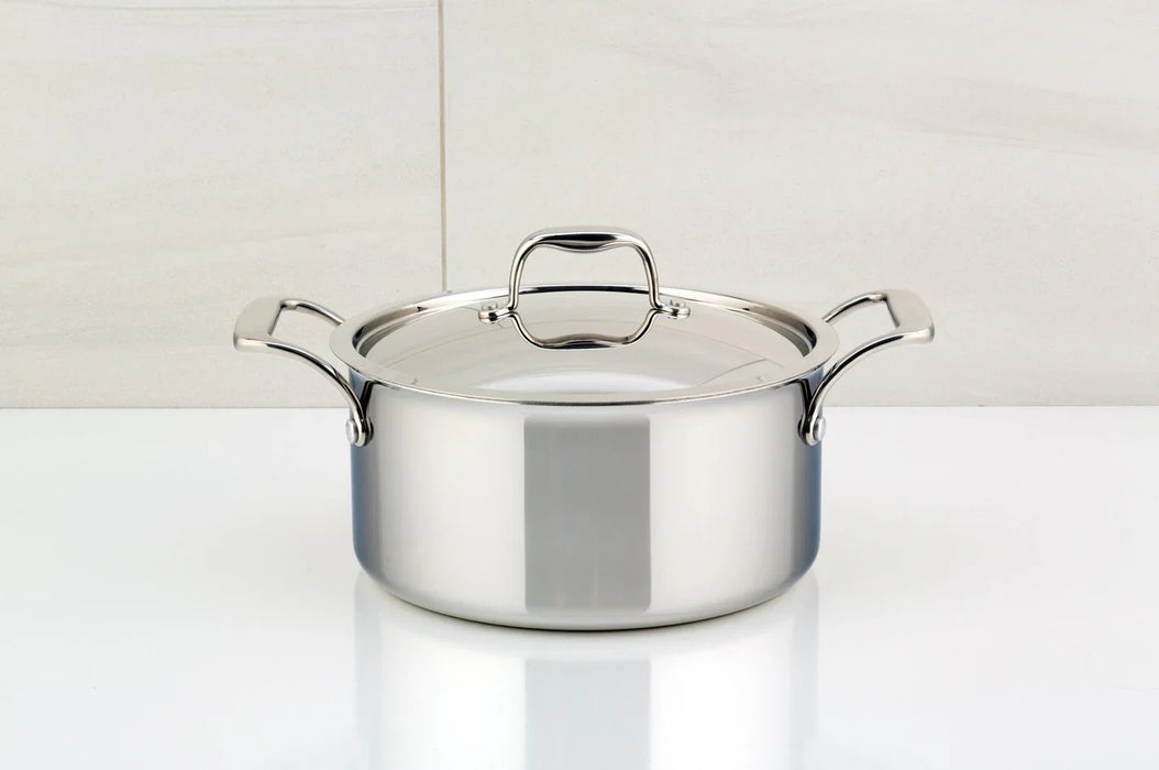 Cocotte en acier inoxydable, 3 plies avec couvercle, 9 litres, SuperSteel, Meyer