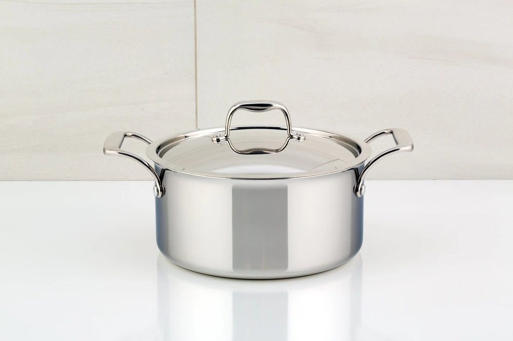 Cocotte en acier inoxydable, 3 plies avec couvercle, 9 litres, SuperSteel, Meyer