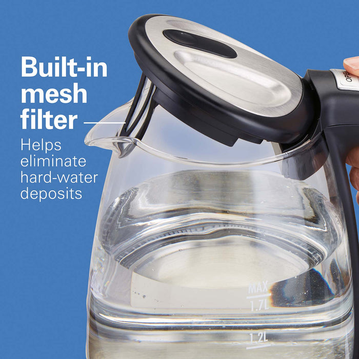 Bouilloire en verre 1.7L, température variables, Hamilton Beach