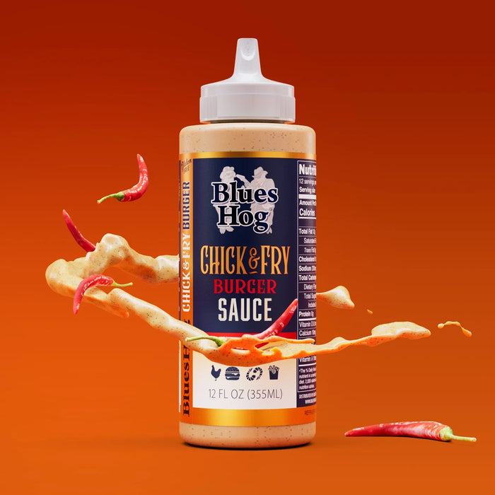Sauce BBQ Chick & Fry Burger, 355 ml, Blues Hog