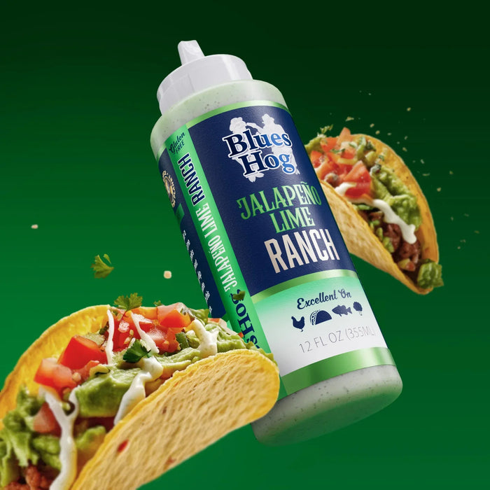 Sauce BBQ Jalapeño Lime Ranch, 355 ml, Blues Hog