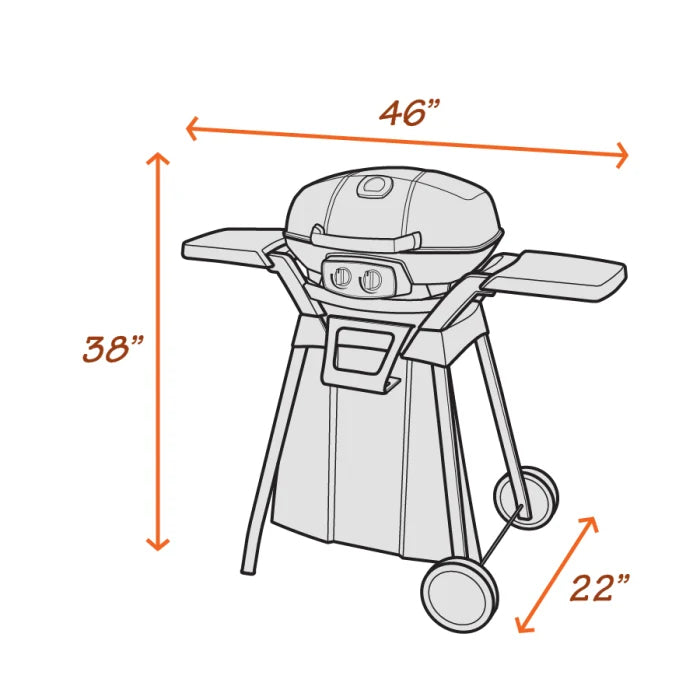 Housse à BBQ Napoléon Série 285X avec chariot pliable