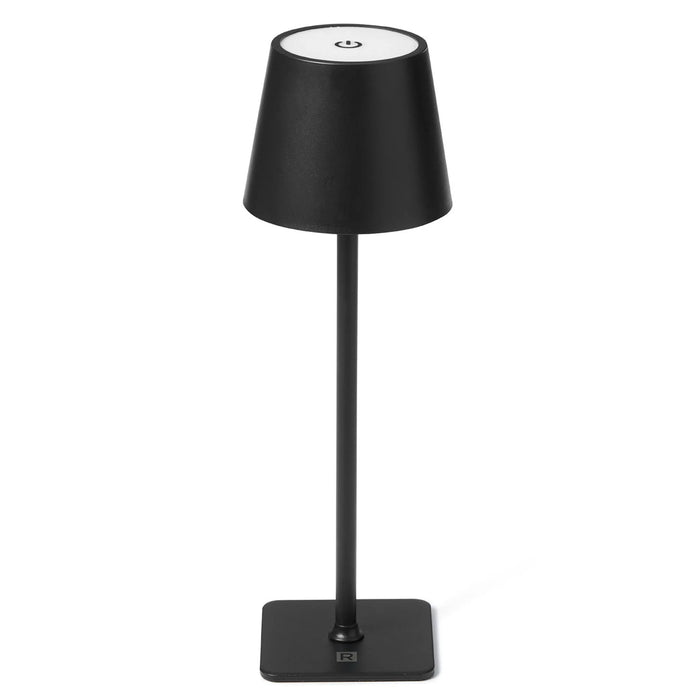 Lampe de table DEL rechargeable, noir, Ricardo