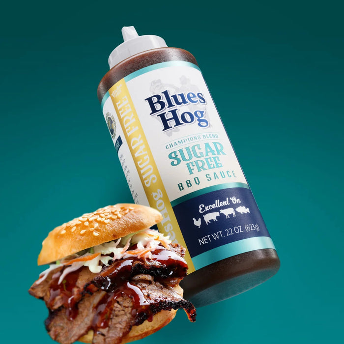 Sauce BBQ Champion's Blend, sans sucre, 623 gr, Blues Hog