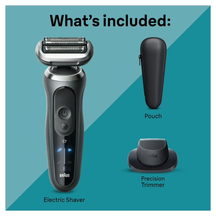 Rasoir rechargeable pour homme, sec et humide, Braun 7120S Series 7