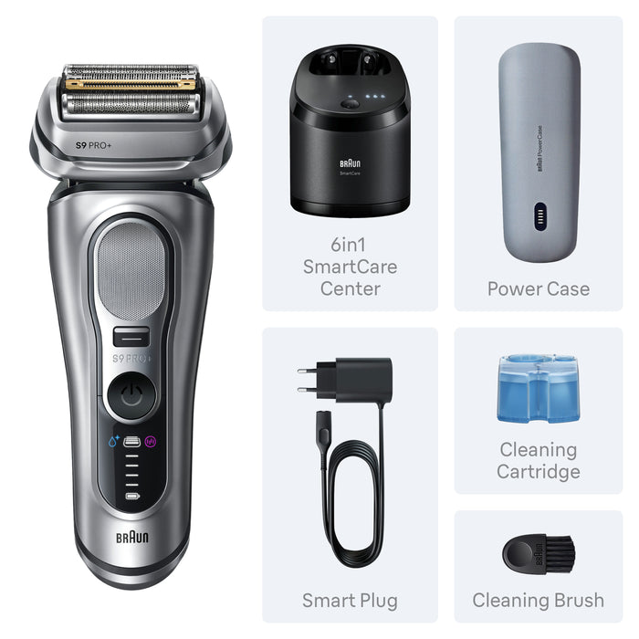 Rasoir pour homme avec étui de recharge, Braun Series 9 Pro 9677CC