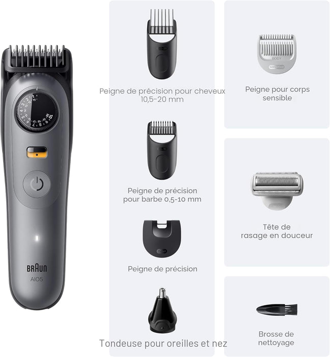 Ensemble de tondeuse Series 5, AIO5510, Braun
