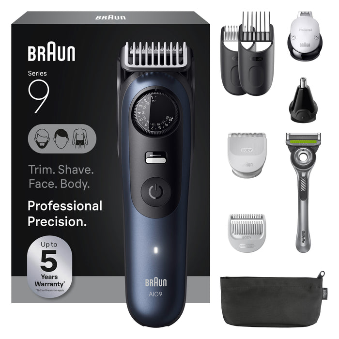Ensemble de tondeuse Series 9, 9 en 1, AIO9530, Braun