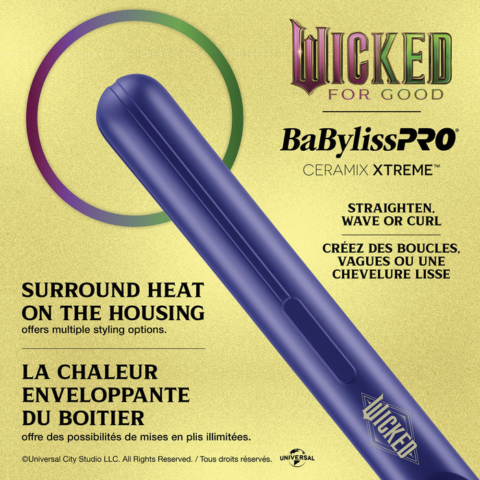 Fer plat 1 po., violet, Ceramix Xtreme Wicked: For Good, Babyliss Pro