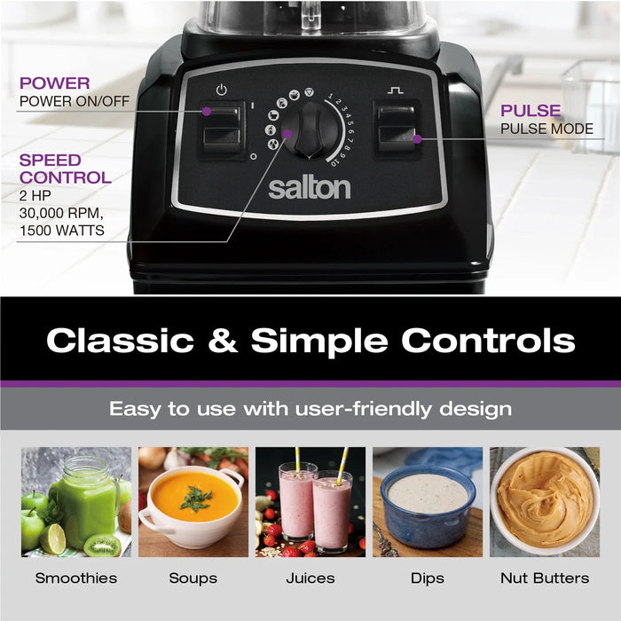 Mélangeur électrique, gris, Salton