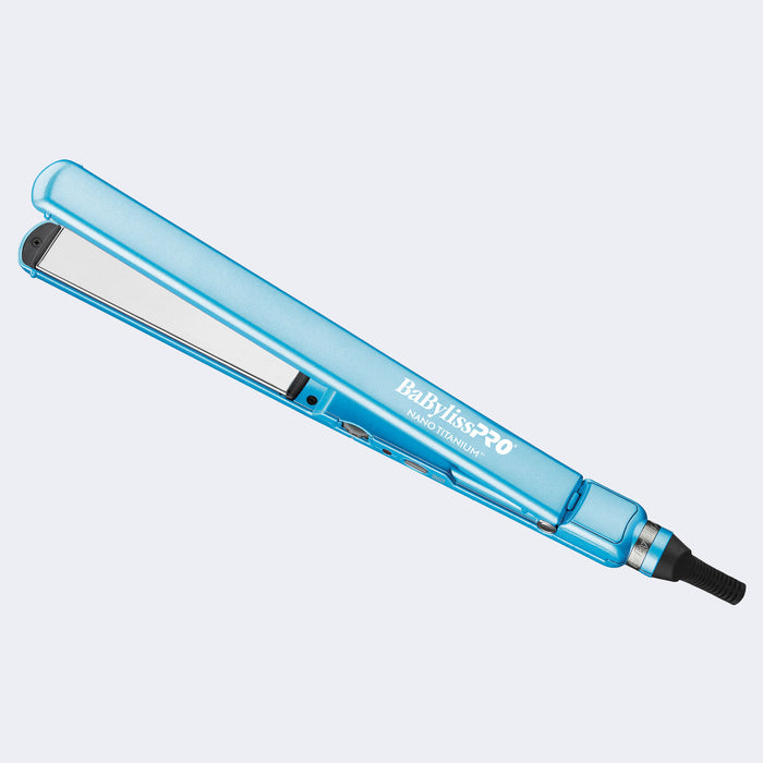 Fer plat 1 po, bleu, nano-titanium, Babyliss Pro
