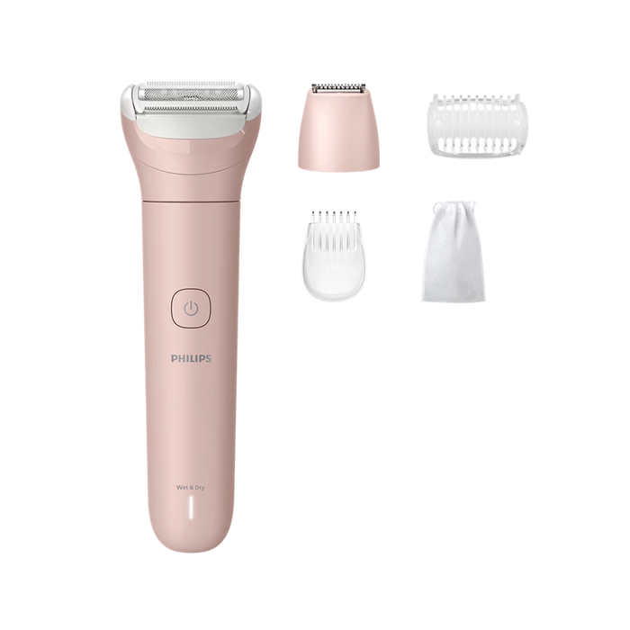 Rasoir rechargeable pour femme, peau sec et humide, Philips Series 6000 (Nouveau)