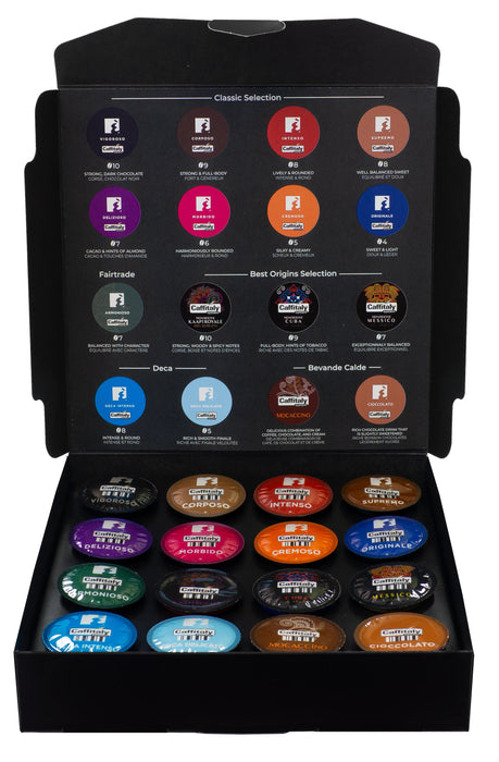Coffret dégustation de 12 capsules, Caffitaly