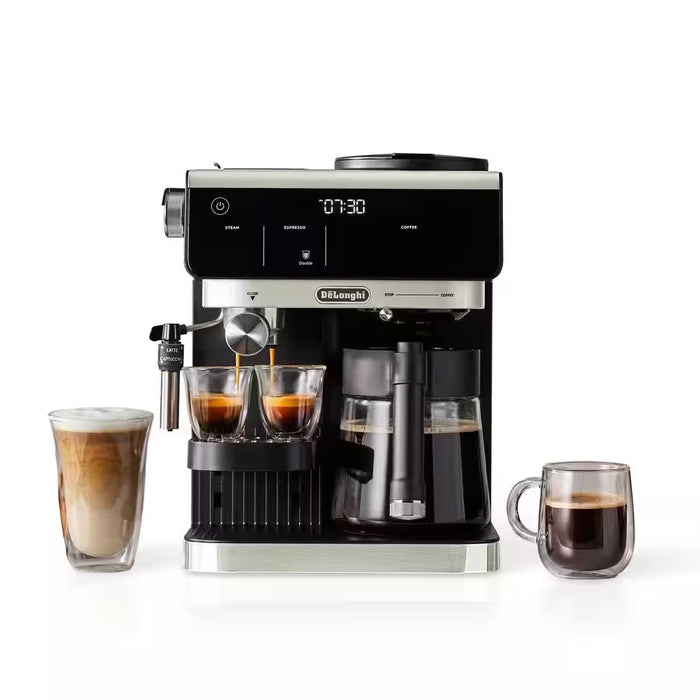 Machine à café et à espresso tout-en-un, noir, Delonghi