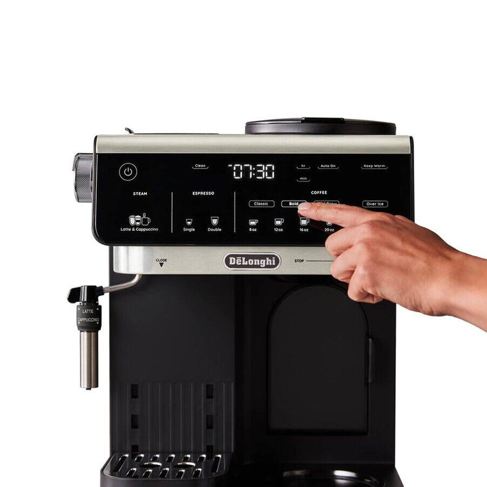 Machine à café et à espresso tout-en-un, noir, Delonghi
