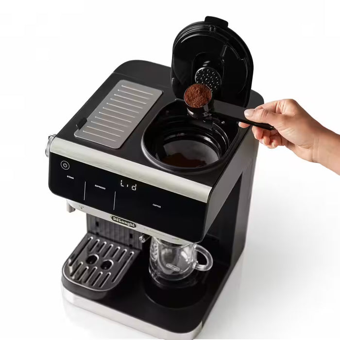 Machine à café et à espresso tout-en-un, noir, Delonghi