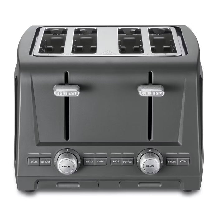 Grille-pain à fentes larges, 4 tranches, gris, Cuisinart