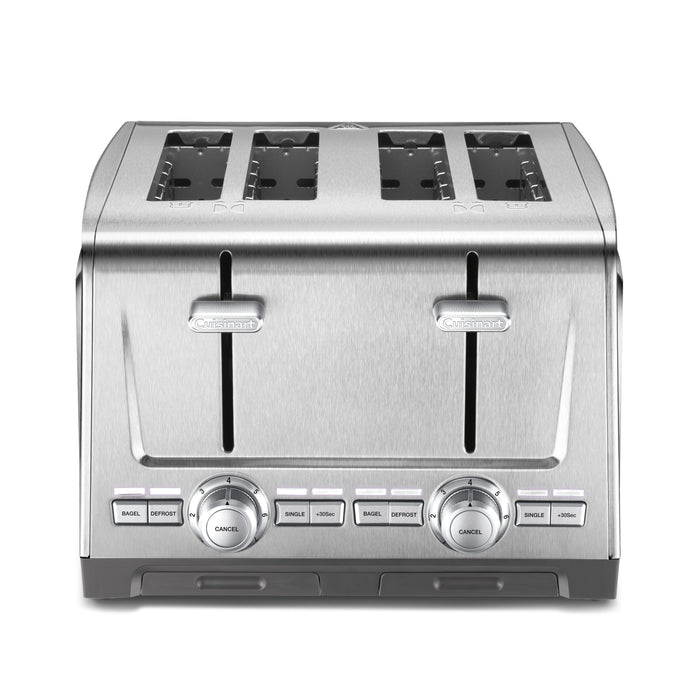 Grille-pain à fentes larges, 4 tranches, acier inoxydable, Cuisinart
