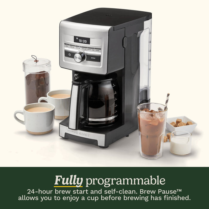Cafetière filtre 12 tasses, programmable, acier inoxydable, Personal Brew, Cusinart
