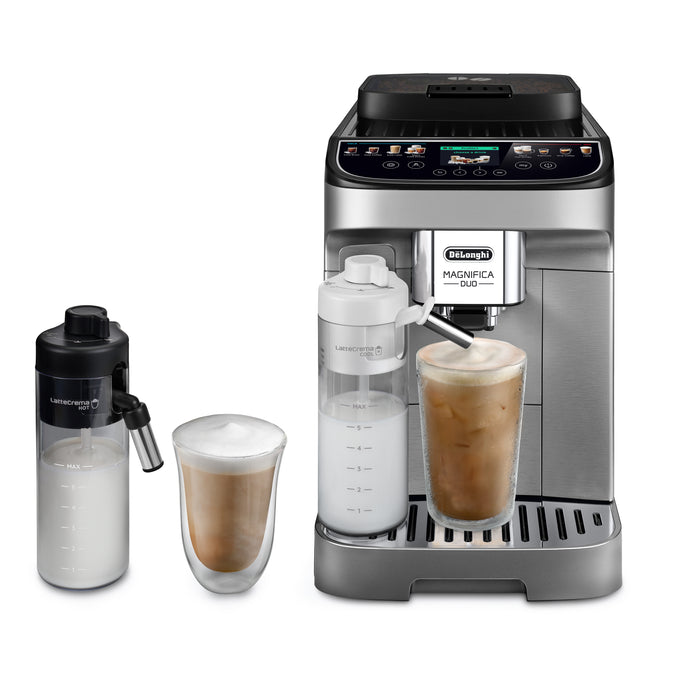 Machine espresso automatique, argent, Magnifica Duo, DeLonghi
