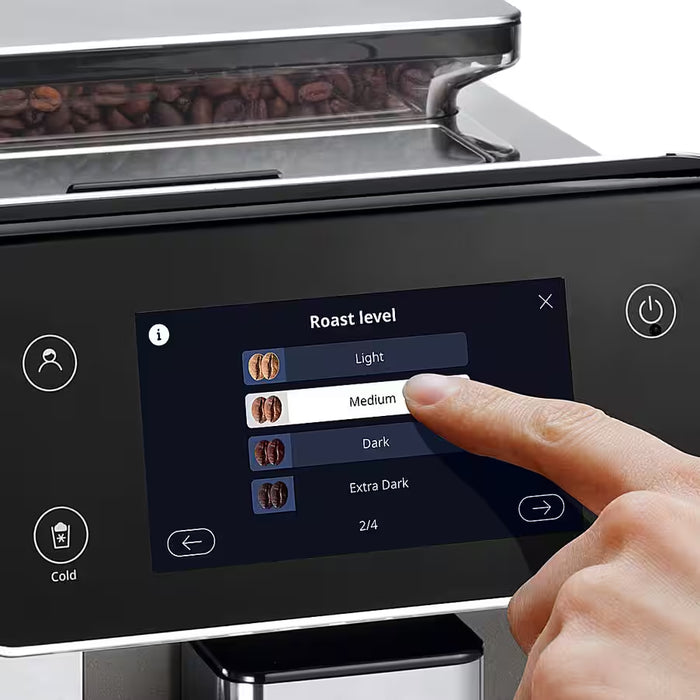 Machine espresso automatique, argent, PrimaDonna Aromatic, DeLonghi