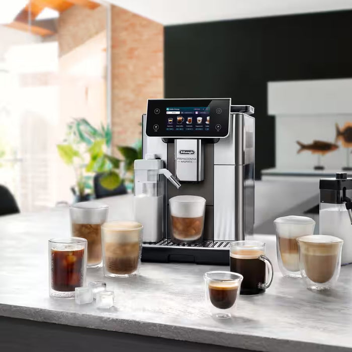 Machine espresso automatique, argent, PrimaDonna Aromatic, DeLonghi