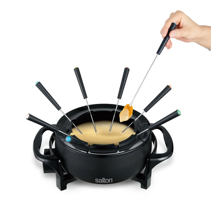 Ensemble à fondue électrique, noir, Salton