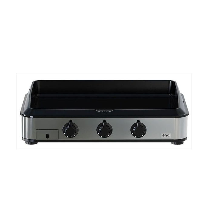 Plancha 3 feux ENOSign, fonte émaillée, acier inoxydable, ENO