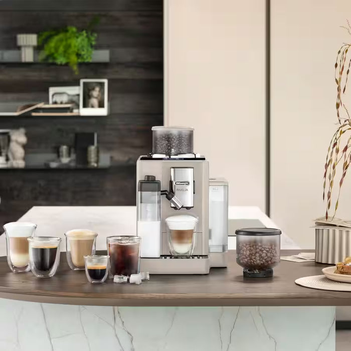 Machine espresso automatique, beige, DeLonghi Rivelia