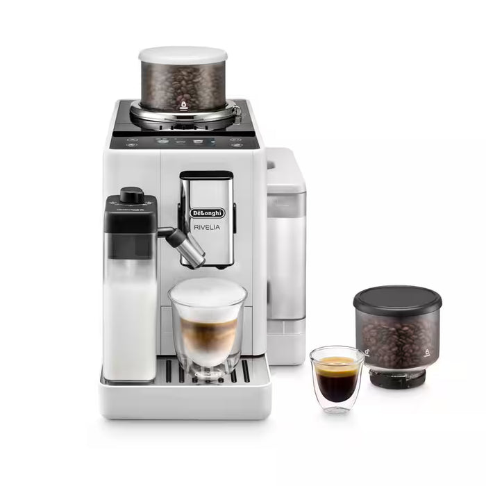 Machine espresso automatique, blanche, DeLonghi Rivelia