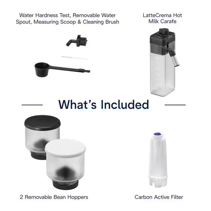 Machine espresso automatique, blanche, DeLonghi Rivelia